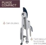 Trona Chicco Polly Magic Relax plegable con ruedas