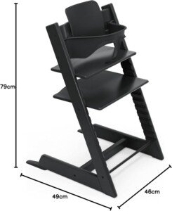 Trona Tripp Trapp de Stokke, Black