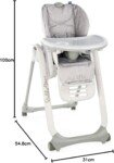 Trona y hamaca Chicco Polly2Start dimensiones