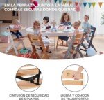 Trona de madera Enock Kinderkraft